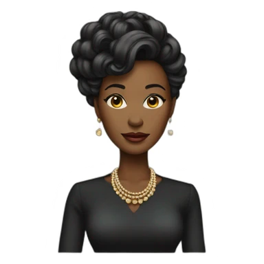 Black rich boss lady sticker