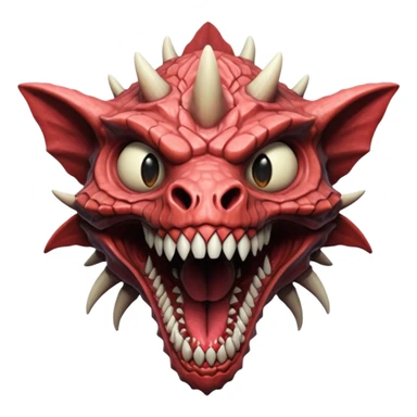 Stranger things demogorgon head sticker