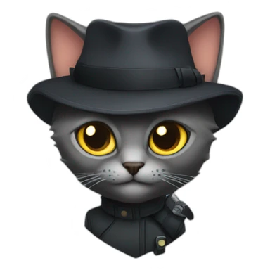 spy cat sticker