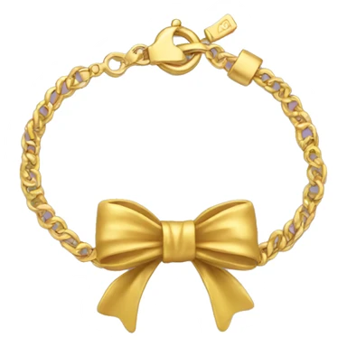 bracelet with bow sticker