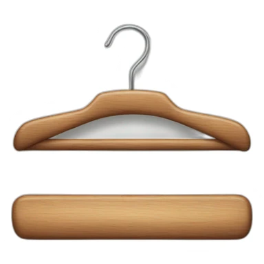 wood hanger  sticker