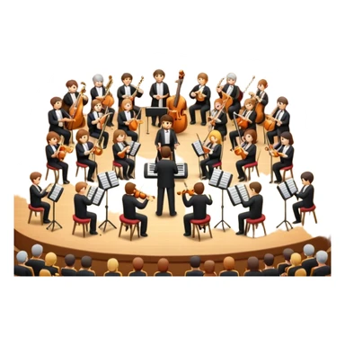 a full Orchestra  sticker