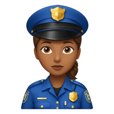 Woman cop sticker
