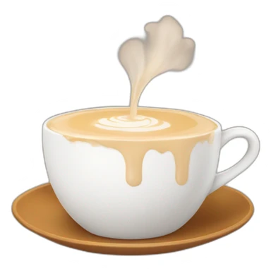 café au lait sticker