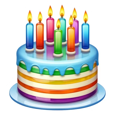  jelly on birthday candles sticker