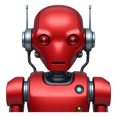 RED Robot Cyberpunk sticker