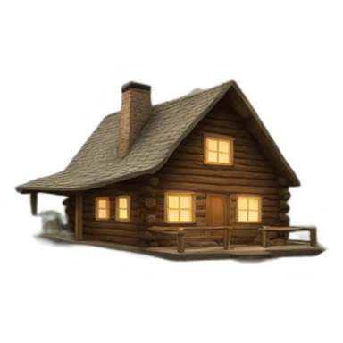 Riverside cabin sticker