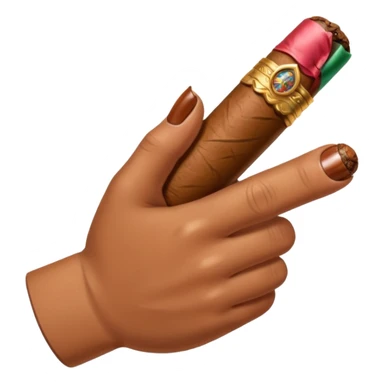 Sigarro en la mano sticker