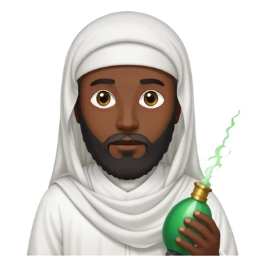 Fais moi un barbu avec un voile comme les saoudiens avec une bombe dans la mains sticker