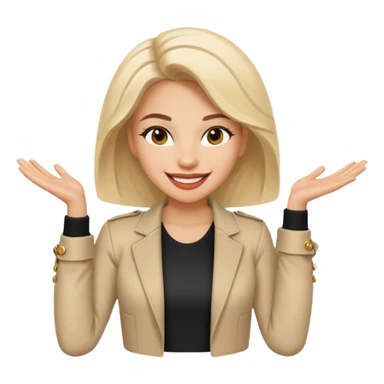 woman Confident, energetic, charismatic — they seem like they’re always up to something exciting. sticker