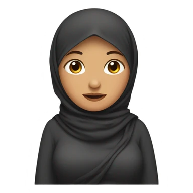 Woman Hijabi pregnant  sticker