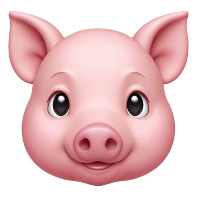Cinematic Noble Piglet Portrait Emoji, Poised and regal, with a tiny, delicate build and a soft, smooth rosy-pink hide, deep-set soulful beady eyes, Simplified yet sharp and sophisticated features, highly detailed, glowing with a gentle, dignified glow, high shine, intelligent and endearing, stylized with an air of miniature nobility, focused and attentive, soft glowing outline, capturing the essence of a watchful and confident little piglet, so majestic it feels as though it could scamper out of the screen with effortless authority! sticker