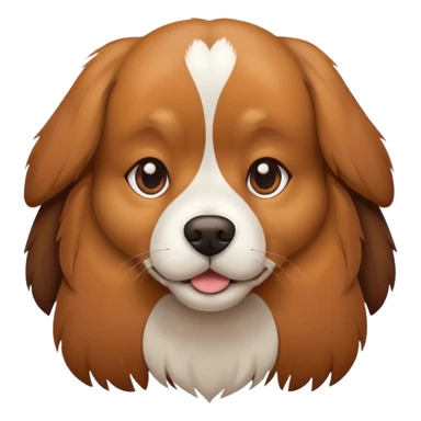 realistic dog portrait close up sticker