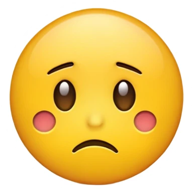 sad face emoji with green background sticker
