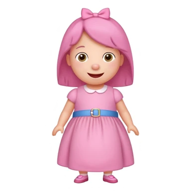 peppa pig baby sister sticker