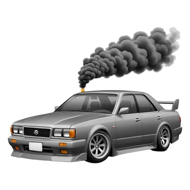 nissan laurel c34 drift sticker