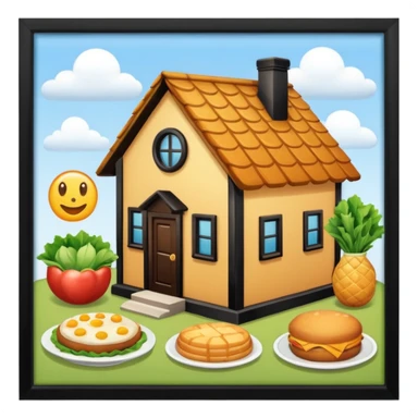 food and housing sticker