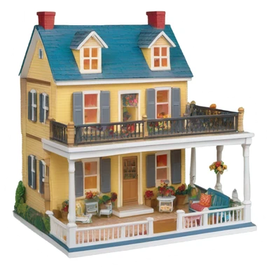 doll house sticker