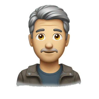 man looking for free sticker