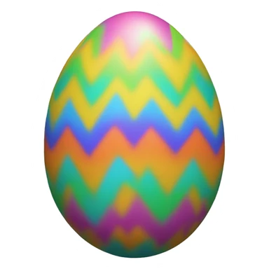 colorful dyed easter egg sticker
