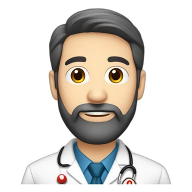 husband caucasian age 55 dark hair trimmed beard wearing business suit holding bible, wife asian age 55 dark hair nurse uniform, no children sticker