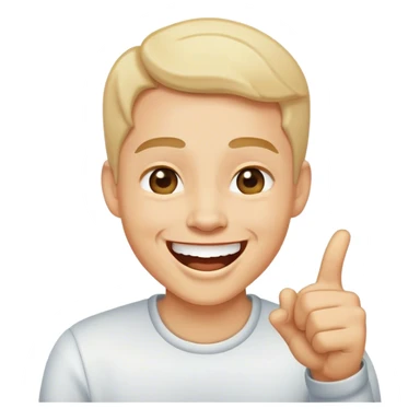 Pointing and laughing sticker