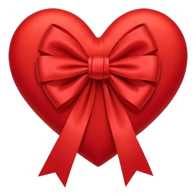 a heart fulled with bows sticker