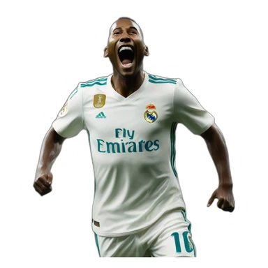 Bellingham iconic celebration in real madrid sticker
