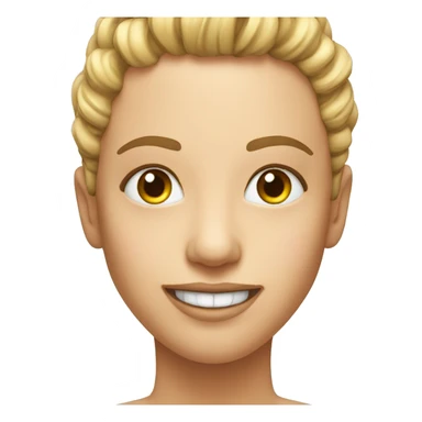 smile emoji with lash extensions sticker