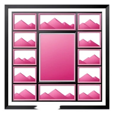 pink photo gallery sticker