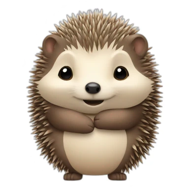 hedgehog hugs sticker