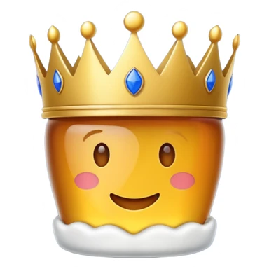 Una corona y que abajo diga royal sticker