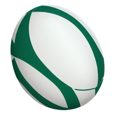 rugby ball sticker