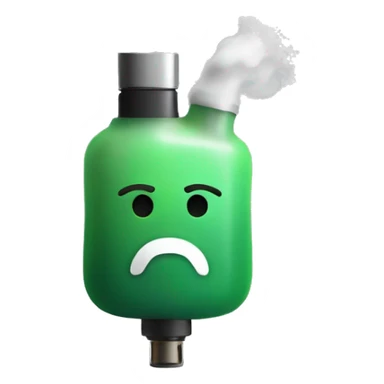 vape with smoke sticker