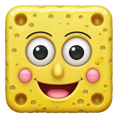 Bon l’éponge en entier sticker