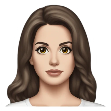 Lana del rey mugshot sticker