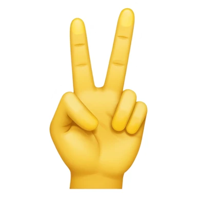 hand but only the index finger pointing up, other fingers closed yellow emoji style  sticker