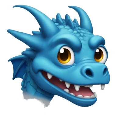 blue dragon, tears, sad, crying sticker