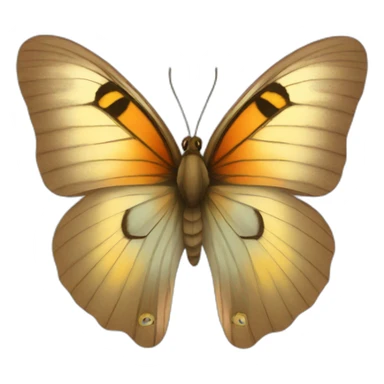 Coeur papillon sticker