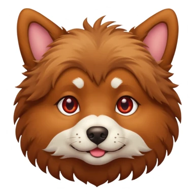 red eyed dog sticker