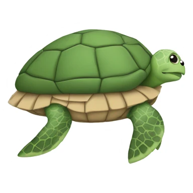 a turtle made out of pillows sticker