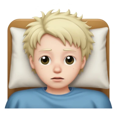 Persona enferma con cara de enferma  sticker