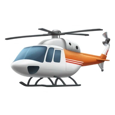 helicopter dog sticker