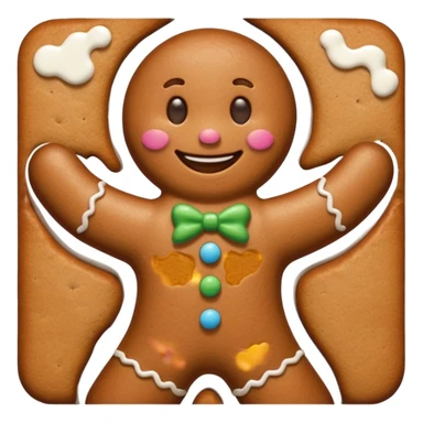 Omino pan di zenzero sticker