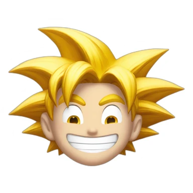 goku happy sticker