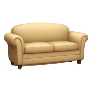 A cozy couch sticker