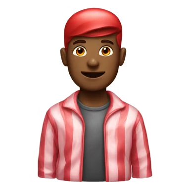 candy shop red sticker