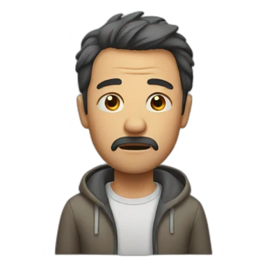 Man suffering  sticker