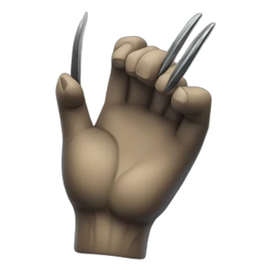 wolverine (Claw hand) sticker