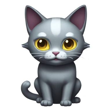 Dark-type-Psychic-type-Fakémon-Cat full body sticker